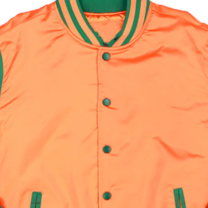 Blouson Bomber Universitaire Florida A&M FAMU Brodé Lettres Grecques Bicolore Réversible Imperméable Unisexe Tenue de Match Printemps - Product Image 6