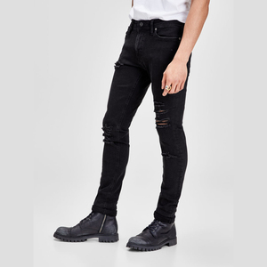 Pantalones vaqueros de negocios de diseño recto para hombre con logotipo nuevo diseño personalizado al por mayor pantalones de pantalón modernos de moda informales pantalones vaqueros - Product Image 2