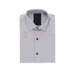 Nouvelle arrivée T-shirt pour homme Chemise habillée en polyester de bonne qualité 100% coton Couleur vierge à la mode et nouveau design - Product Image 3