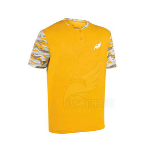 Conjunto de Uniforme de Béisbol Personalizado 2026 para Hombre, Jersey con Mangas de Camuflaje Amarillo, Pantalones Blancos, Poliéster que Absorbe la Humedad, para Todas las Temporadas - Product Image 2
