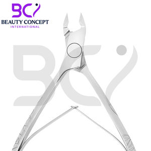 Meilleur fournisseur avec logo personnalisé, coupe-cuticules en acier inoxydable durable et longue durée, lame incurvée ultra-affûtée pour usage manuel (type Staleks) - Product Image 5