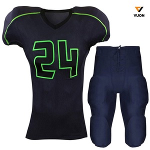 Conjunto de camiseta de fútbol americano de poliéster sublimado de gran tamaño Unisex al por mayor, ropa de tenis personalizada para adultos, equipos juveniles, gran oferta - Product Image 3