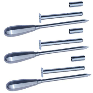 Instrumentos quirúrgicos veterinarios más vendidos, Trocar de ganado de acero inoxidable de alta calidad con certificación CE, Manual y fuente de alimentación - Product Image 1