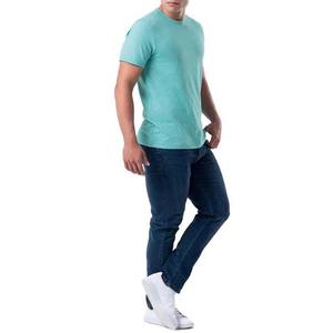 Camisetas de Algodón para Hombre a Precio Económico al por Mayor, Manga Corta, Estilo Casual de Calle, Cuello Redondo, Color Sólido, para Verano - Product Image 3