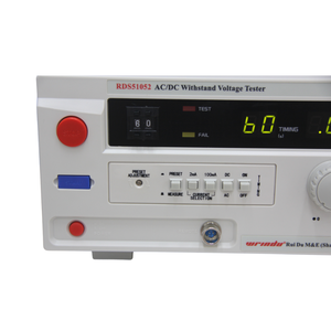 Rindu RDS51052 المحمولة AC <span class=keywords><strong>DC</strong></span> الجهد عازل تحمل معدات اختبار تحمل الجهد اختبار <span class=keywords><strong>Hipot</strong></span> - Product Image 3