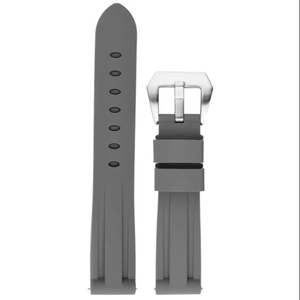 JD6082 Gray Waterproof Durable Sports Unisex Smart <b>Watch</b> Band Soft Light Silicone Custom Logo Stainless Steel Buckle 20-26mm - Product Image 1