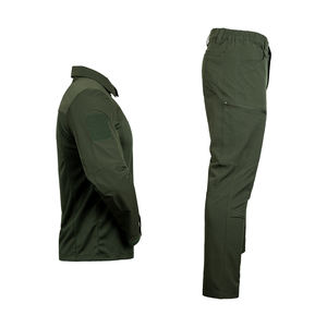 Uniformes de carga de trabajo de camuflaje táctico de concha suave personalizables para hombres, características transpirables, ropa de fabricante - Product Image 5