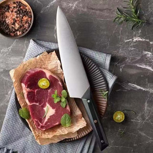 Couteau de chef professionnel de qualité supérieure, lame de 8 pouces, acier inoxydable, acier damas, avec étui - Product Image 2