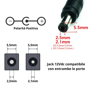 Alimentation universelle stabilisée de transformateur en plastique de 12V 80W 6.5 ampères - Product Image 3