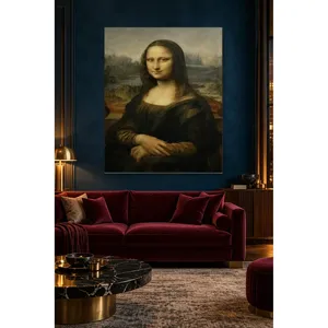 Impression sur toile de la Mona Lisa de Léonard de Vinci par Fida - Product Image 4