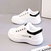 Chaussures de sport décontractées en gros, nouvelle collection hiver, logo personnalisable, usage quotidien, chaussures décontractées chaudes et épaisses en peluche, semelles épaisses