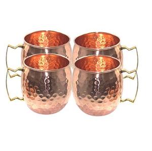 Handmade Antique Copper Moscow Mule <b>Mugs</b> New Style Stainless steel Copper Plating and Polished in Bulk - Product Image 3