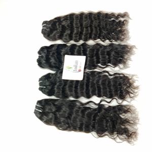 100% Cuticle Aligned Cheap Remy Virgin Unprocessed Single Donor Indian Human <b>Hair</b> Bundles Wavy Machine Double Weft <b>Extensions</b> - Product Image 5