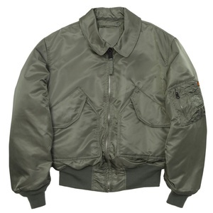 Blouson aviateur brodé personnalisé de haute qualité OEM pour hommes vêtements d'extérieur décontractés automne hiver grande taille manteau en toile réversible à capuche - Product Image 1