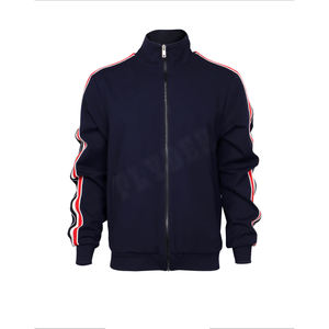 Veste et pantalon pour hommes, survêtement pour hommes, ensemble 2 pièces décontracté, survêtements de sport de couleur unie - Product Image 2