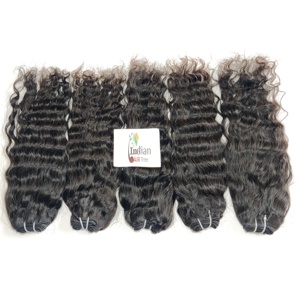 ผมมนุษย์แบบไม่ผ่านกระบวนการ แบบเป็นมัด แบบลอนธรรมชาติ ของแท้จากเวียดนาม  จัดเรียงเกล็ดผม  ไม่ผ่านการเคมี  สีดำ  สำหรับต่อผม - Product Image 2