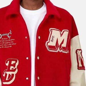 Veste de baseball universitaire sur mesure, de haute qualité, en sergé respirant, fabriquée en usine - Product Image 3