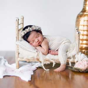 เตียงไม้สำหรับถ่ายรูปเด็กทารกอุปกรณ์สำหรับถ่ายรูปเด็กทารก - Product Image 2