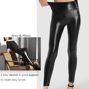 Leggings OEM pour femmes Pantalon d'entraînement de compression à impression personnalisée Leggings sans couture à haute élasticité pour le yoga et le fitness - Product Image 5