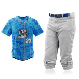 Uniformes Deportivos Personalizados para Hombre, Transpirables, de Secado Rápido, Uniformes de Béisbol a la Moda para Equipos Masculinos - Product Image 1