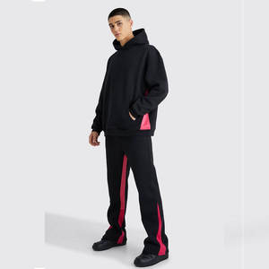 Survêtement en polaire vierge pull surdimensionné uni de haute qualité pour hommes survêtement de jogging personnalisé - Product Image 4