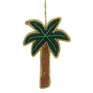 Ornement suspendu artisanal en zari pour Noël, anniversaire, mariage et décoration festive de la maison, fournitures d'artisanat en zari - Product Image 2