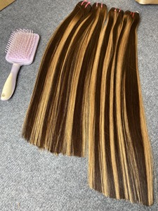 Premium brillante suave vietnamita pelo crudo hueso recto pelucas extensiones de cabello virgen cutícula alineada doble dibujado paquetes de cabello - Product Image 5