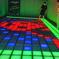 Équipement de jeu interactif de projection de sol en tuiles LED pour enfants, idéal pour les zones de jeux intérieures de centres commerciaux, vente en gros par le fabricant, certifié CE