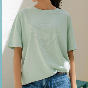 Logo personnalisé T-shirt surdimensionné Meilleur prix T-shirt surdimensionné T-shirt surdimensionné de couleur personnalisée Fabriqué au Pakistan - Product Image 2