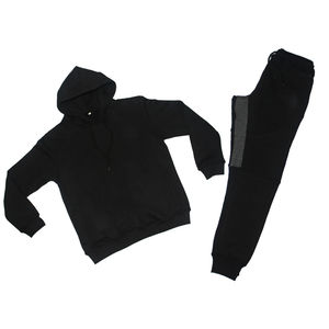 2025 hiver Polyester survêtement combinaisons piste Jogging costumes hommes polaire séchage rapide unisexe - Product Image 3