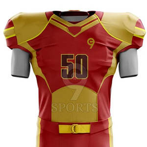 ชุดเสื้อเจอร์ซีย์ซับเหงื่อและกางเกงผ้ายืดระบายอากาศได้ดีสำหรับทีมอเมริกันฟุตบอล - Product Image 3