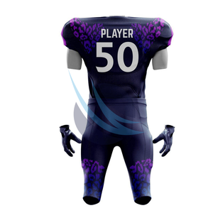 Camiseta de fútbol americano con sublimación personalizada Premium para equipos y jugadores, uniforme de fútbol americano fabricado en Pakistán - Product Image 2