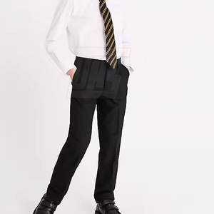 Traje de uniforme escolar para niños con camisa ligera y pantalones, ideal para sesiones académicas diarias, uniforme escolar - Product Image 2