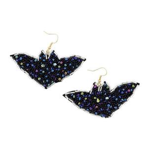 2024 tendance Desgin Multi couleur papillon broderie conception Multi couleur boucles d'oreilles bijoux artificiels pour femmes boucles d'oreilles - Product Image 4