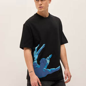 Camiseta de algodón informal de gran tamaño de alta calidad de manga larga sólida para hombre de talla grande para venta en línea - Product Image 5