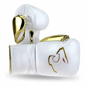 Gran oferta, diseño personalizado, guantes de boxeo Golden Jubilee de cuero, función impermeable, guantes de boxeo de cuero de la mejor calidad, 6 oz a 18oz - Product Image 3