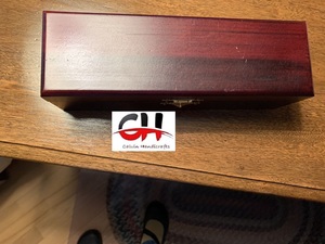 Télescope antique nautique 30x40 avec boîte en bois Fabriqué au Japon avec des matériaux en métal et en verre Cadeau - Product Image 5