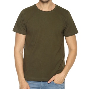 T-Shirts en Stock vente en gros en vrac, unisexe, impression de lettres personnalisées, 100% coton biologique, Plus grande taille, blanc uni, t-shirt pour hommes - Product Image 6