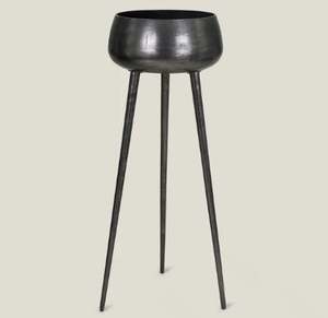 Maceta y jarrón de metal fundido de aluminio recién llegado de estilo antiguo para decoración del hogar - Product Image 2