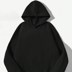 เสื้อสเวตเตอร์ขนแกะแบบสวมหัวมีฮู้ดสำหรับผู้ชายเสื้อกันหนาวแบบสวมหัวสไตล์เรียบ/เปล่า - Product Image 1