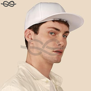 Gorro Snapback clásico, ala ajustable en blanco, opciones de Color de moda de alta calidad, diseño de tono liso, aspecto elegante de gorra de béisbol - Product Image 4