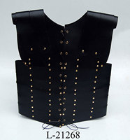 Veste pour hommes, armure corporelle, en cuir
