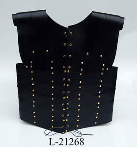 Chaqueta armadura de cuerpo de cuero Medieval India - Product Image 4