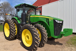 Tracteur agricole John Deere 8270R 4x4 2x4 90 CV neuf/occasion, boîte de vitesses, transmission par engrenages, prix usine, vente en gros - Product Image 2