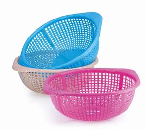 High demanded Mini Round <b>Basket</b> <b>Plastic</b> Storage Durable Design Space Saving Lightweight Home Hotel Restaurant Kitchen Supplies - Product Image 1