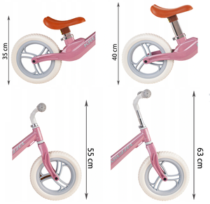 Kids <b>Balance</b> <b>Bike</b> Ultra-Light Aluminum 2.5kg <b>Pink</b> Adjustable Seat - Product Image 2