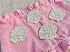 Handmade Beaded <b>Coasters</b>-Classic Drink <b>Coasters</b> with Polyester Backing (4x4 Inch) Portable Church & Religious Gifts - Product Image 4