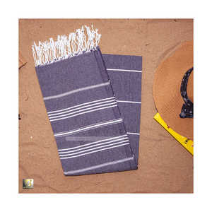 Serviettes de plage à rayures turques colorées Tissu doux avec une grande sensation d'utilisation quotidienne pour une expérience de plage plus lumineuse - Product Image 3