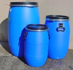 HDPE 200L 220L Cylinder Barrel 55 Gallon White Plastic Stacking <b>Drums</b> for Sale - Product Image 3