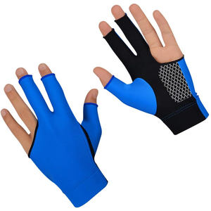 Guantes deportivos de billar profesionales de tres dedos de alta calidad, guantes de billar OEM antisudor antideslizantes de una sola pieza para hombre de invierno - Product Image 1